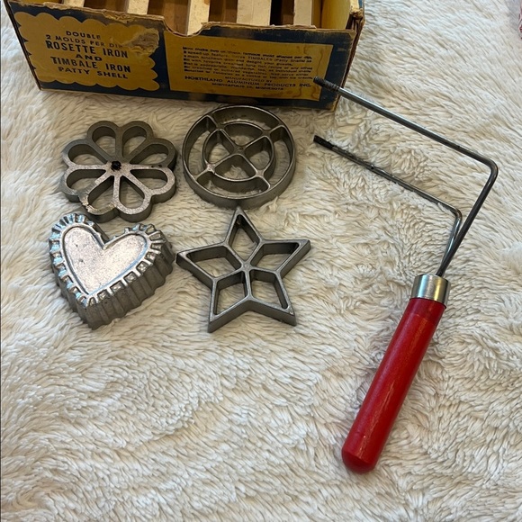 Vintage Nordic Ware Double Rosette & Timbale Iron - Picture 3 of 10